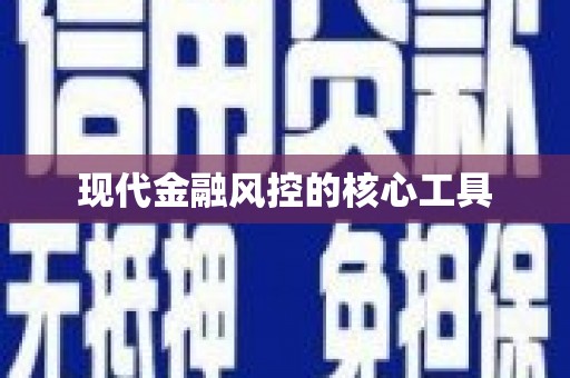 保靖现代金融风控的核心工具