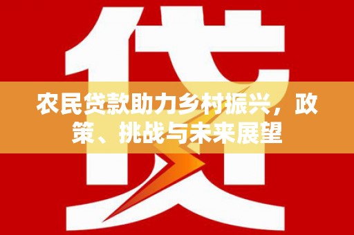 保靖农民贷款助力乡村振兴，政策、挑战与未来展望