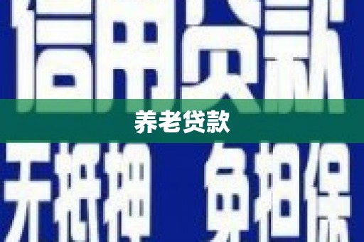 保靖养老贷款