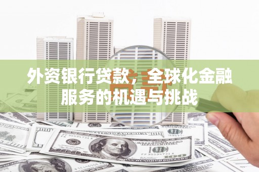 保靖外资银行贷款，全球化金融服务的机遇与挑战